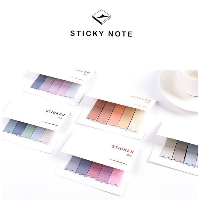 Tập giấy dán ghi chú màu gradient
