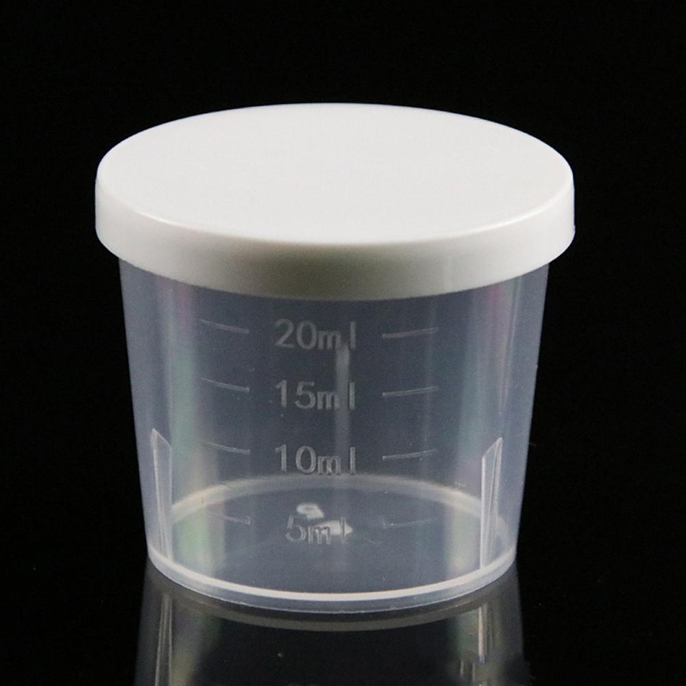 Cốc Đo Lường Màu Trắng Trong Suốt E2Q7 A8T8 B3L6