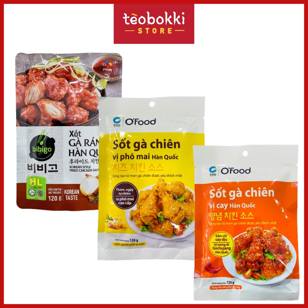 Xốt gà rán kiểu Hàn Quốc - Sốt gà chiên vị phô mai  120g