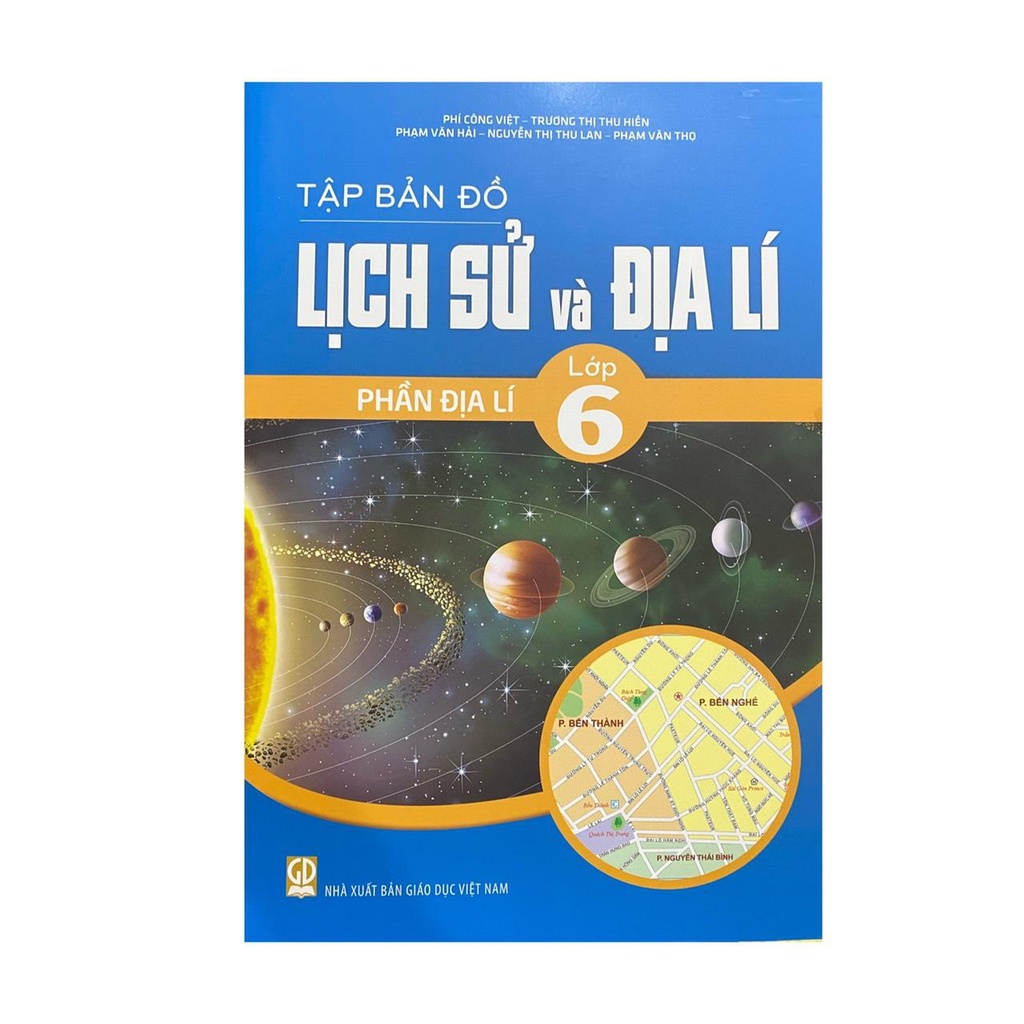 Sách - Tập bản đồ lịch sử và địa lí lớp 6 phần địa lí