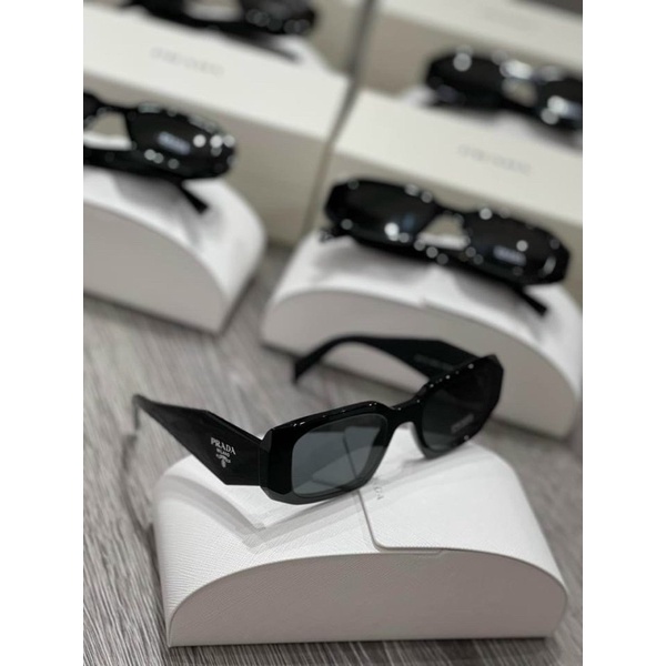 MẮT KÍNH MÁT RÂM PRAD NỮ CHANH SẢ DÁNG VUÔNG NHỎ 761