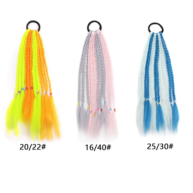 Dây Buộc Tóc Đuôi Ngựa Co Giãn Nhiều Màu Sắc