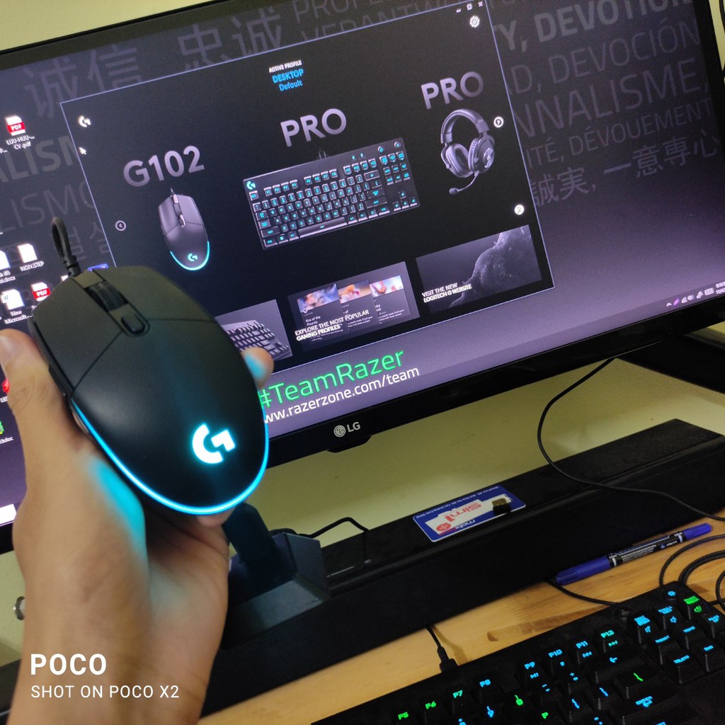 Chuột game Logitech G102 (G103) Prodigy RGB LED-8.000 dpi