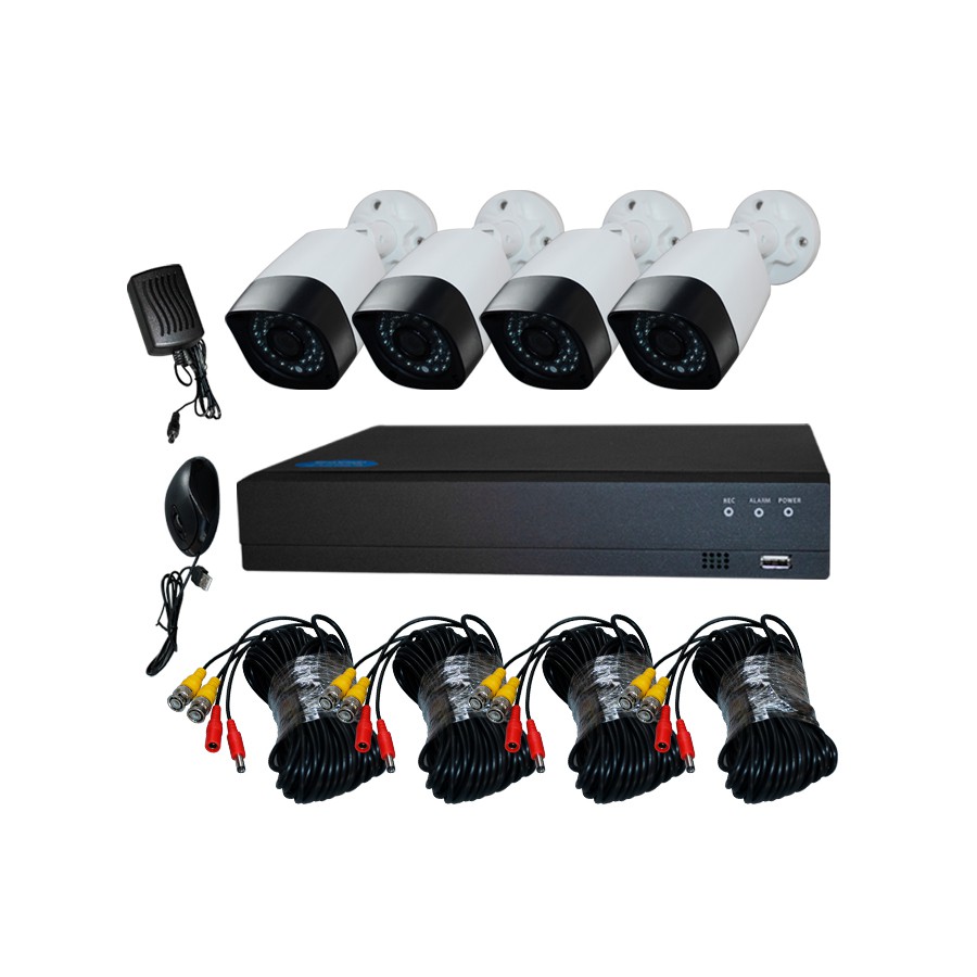 Bộ Kit Camera AHD 2.0Mp Full HD - Trọn Bộ Camera AHD 4 Kênh | BigBuy360 - bigbuy360.vn