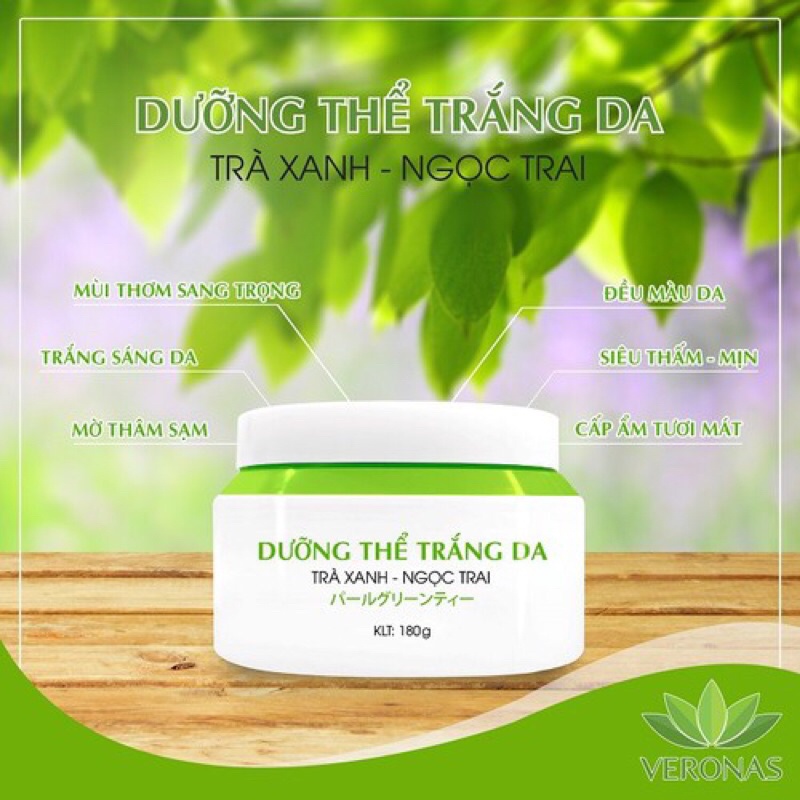 Kem dưỡng thể trắng da Veronas 180g