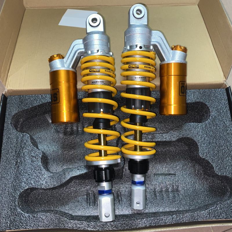 Phuộc nhún sau OHLINS cho xe tay ga AB Novo 5 6 Impulse NVX PCX ....