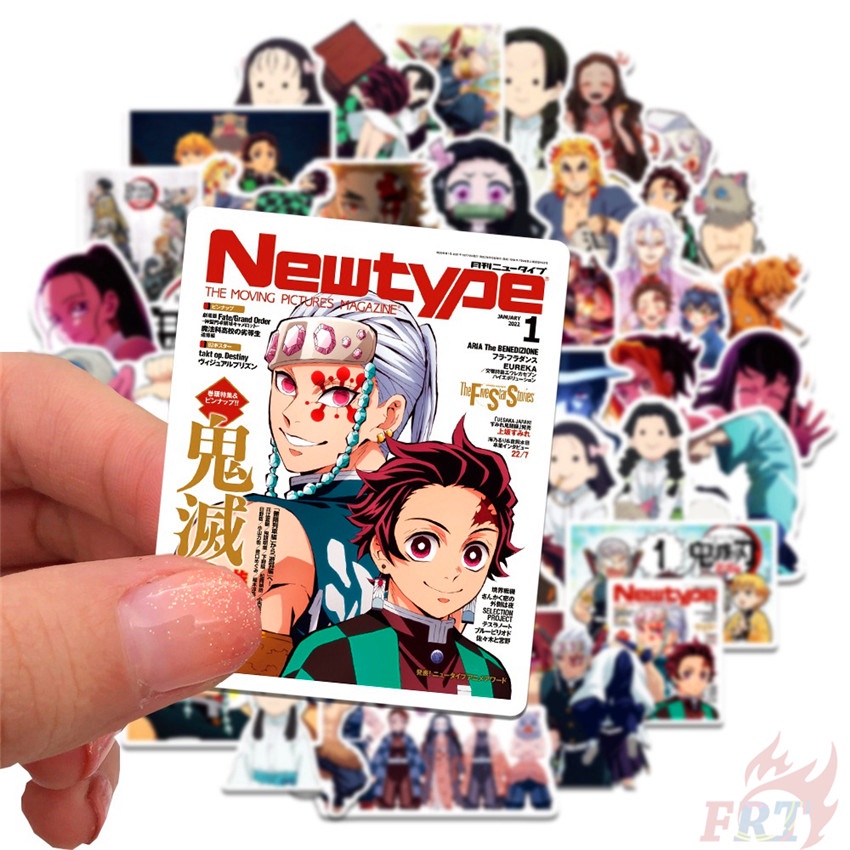 ❉ Hình Dán Kimetsu no Yaiba: Yuukaku-hen Series 01 ❉ Bộ 50 Miếng Dán Chống Thấm Nước Thời Trang