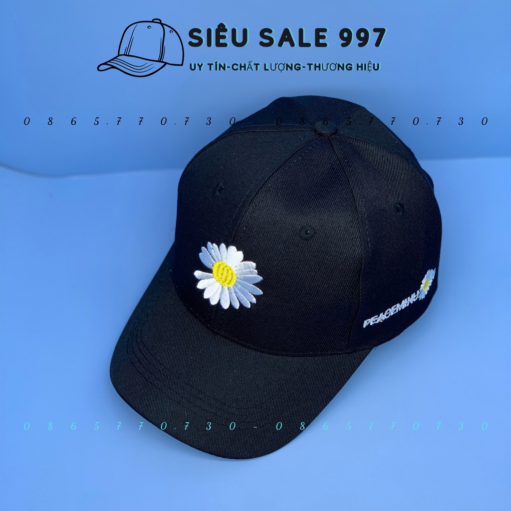 MŨ LƯỠI TRAI HOA CÚC SAM SUM THỜI TRANG NAM NỮ CÁ TÍNH