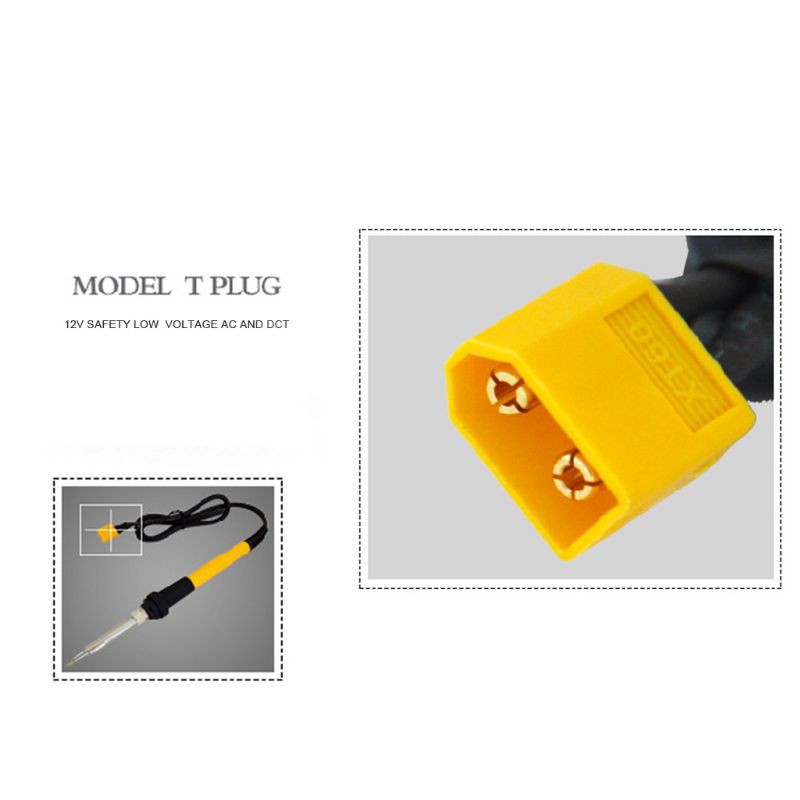 Mỏ hàn sắt cầm tay 12V 30w 23cm Xt60 chuyên dụng
