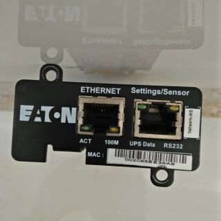 Điều khiển và giám sát ups eaton qua mạng internet bằng network card-ms