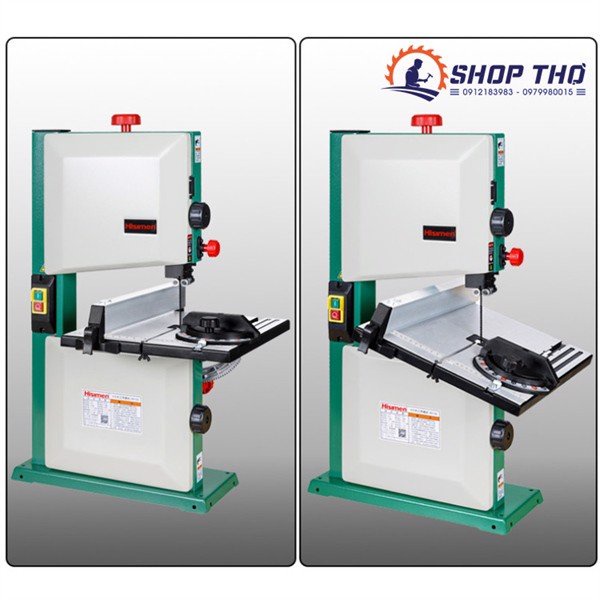 Máy cưa vanh Hisimen H0156 cắt tối đa 9cm.