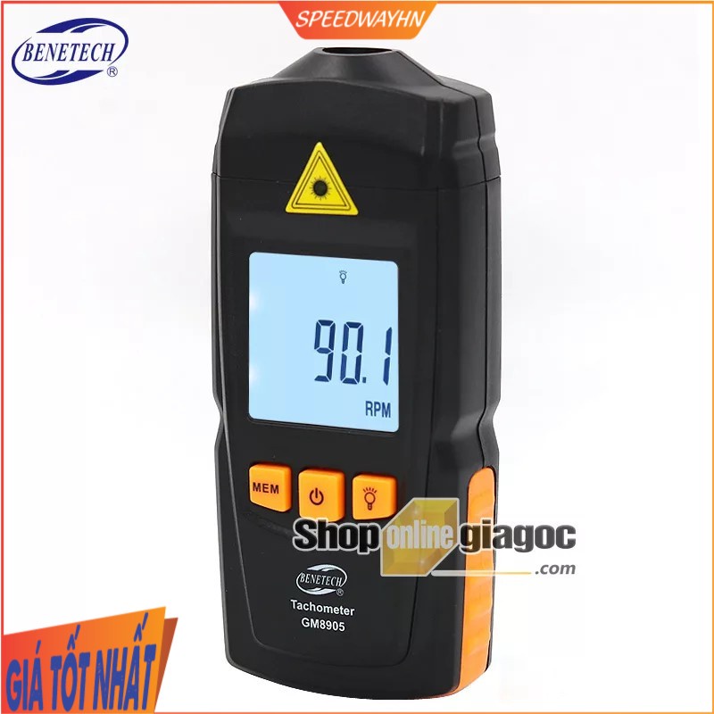 [HN] Máy đo tốc độ vòng quay BENETECH GM8905
