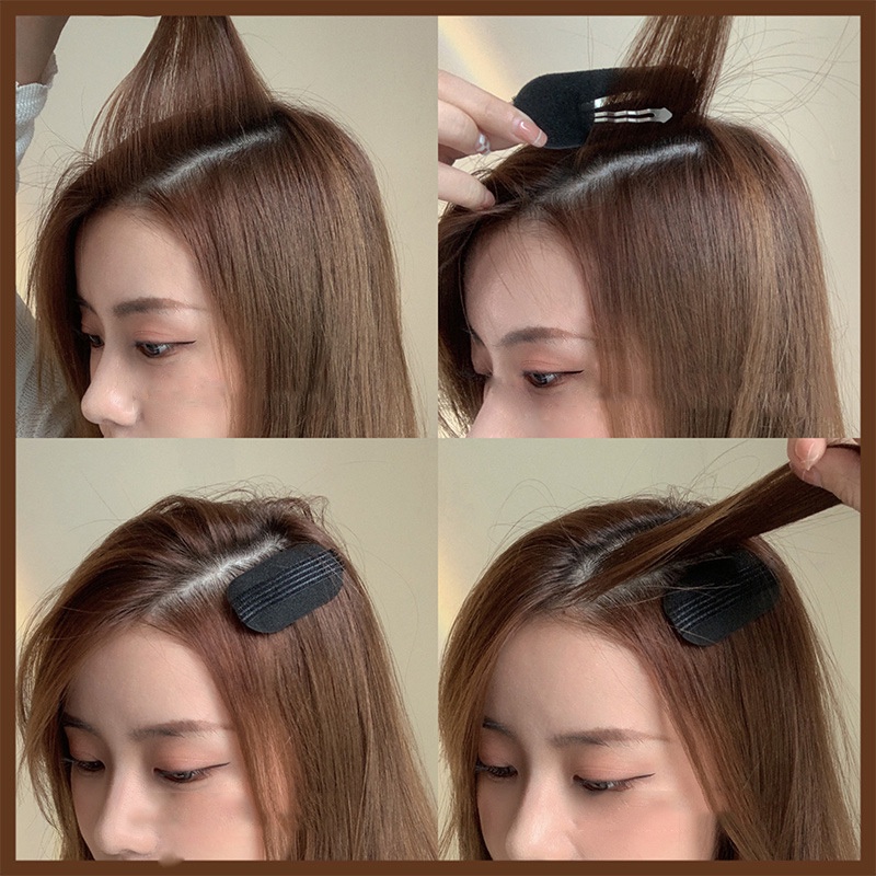 Kẹp làm phồng tóc mái phong cách công chúa Hàn Quốc