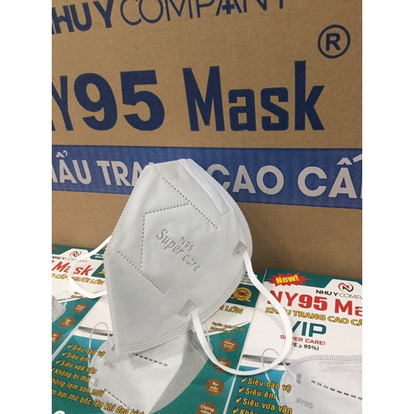 KHẨU TRANG NHƯ Ý NY95 CAO CẤP ( 5 LỚP 1 HỘP 10 CÁI )