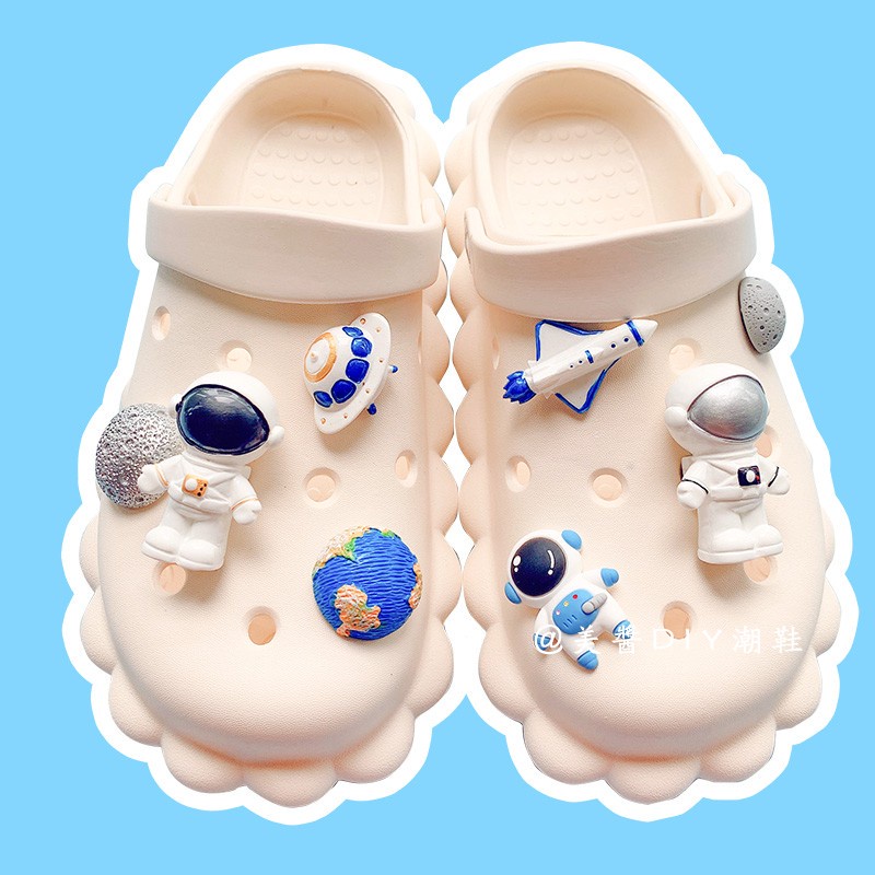 Nhãn Dán Dép Quai Chéo Dễ Thương DIY Sticker crocs Jibbitz stick sticker