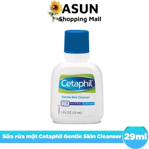 Sửa Rửa Mặt Cetaphil Du Lịch 29ml Dịu Nhẹ, Chăm Sóc Da Toàn Diện