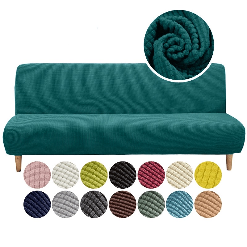 Vỏ bọc ghế sofa 2 / 3 / 4 chỗ bọc sofa bed ngồi không tay vịn co giãn vải bọc ghế sofa giường