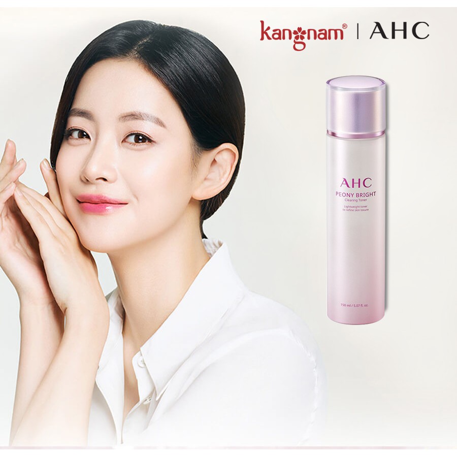 Nước cân bằng làm sáng da AHC Peony Bright Clearing Toner 120ml