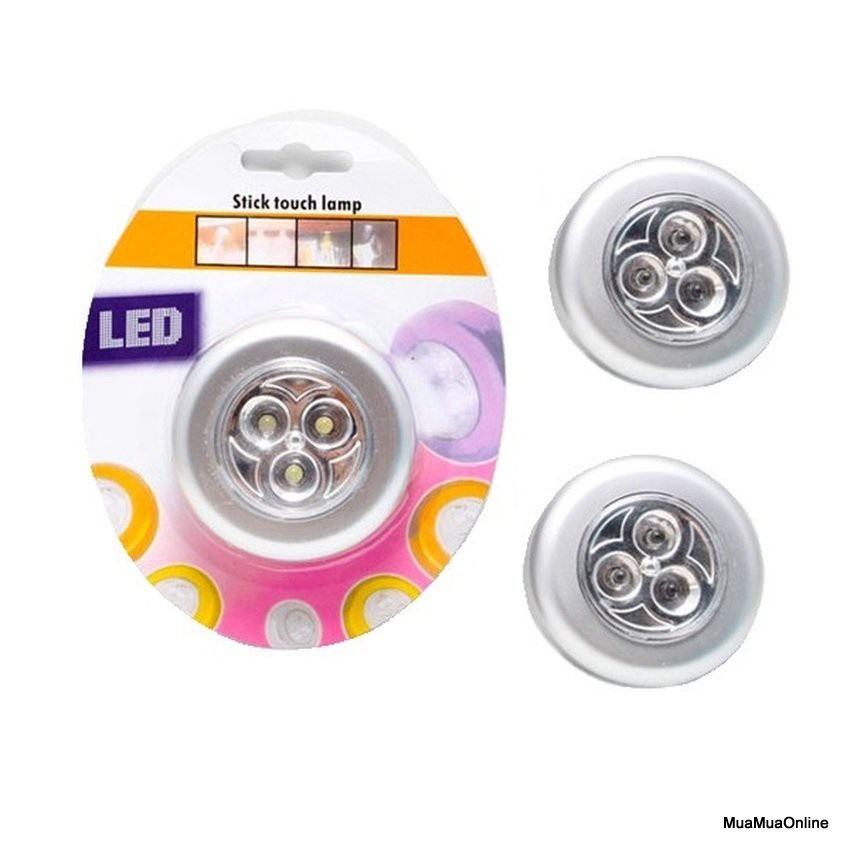 Đèn Led 3 Bóng Mini Thông Minh Dán Tường.