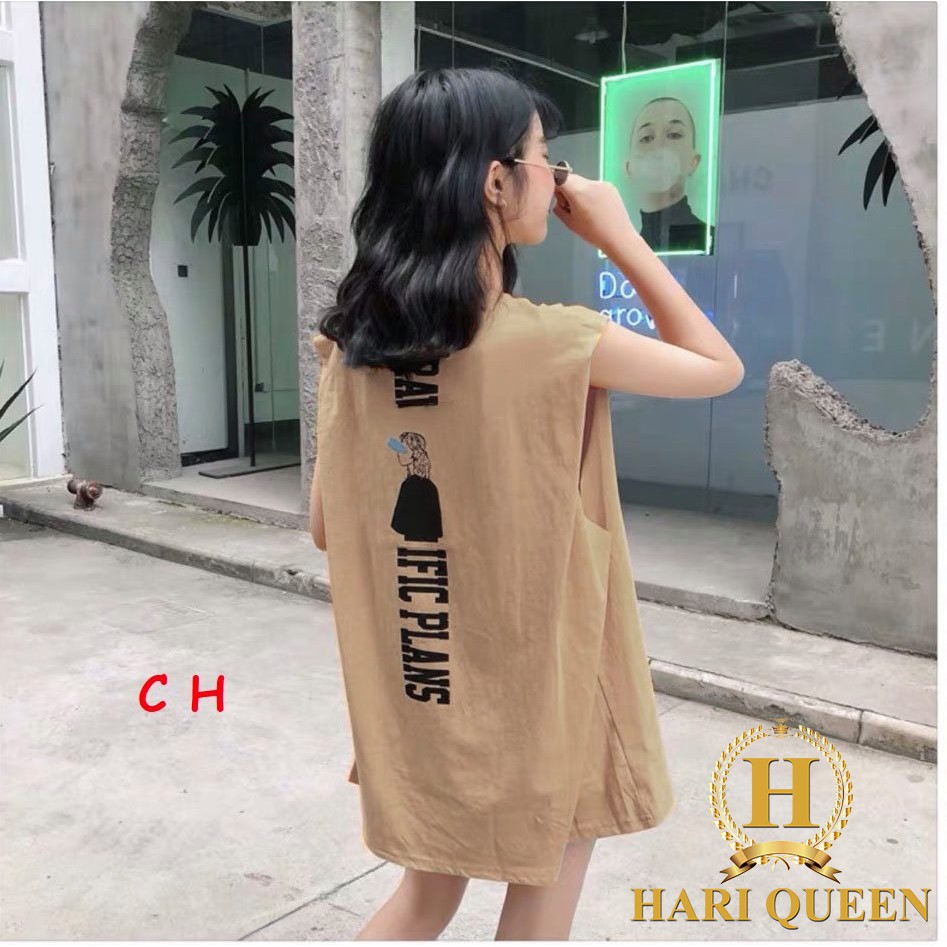 [FREE SHIP ĐƠN TỪ 50K] Áo tanktop cô gái The Non in trước sau COH0520 1