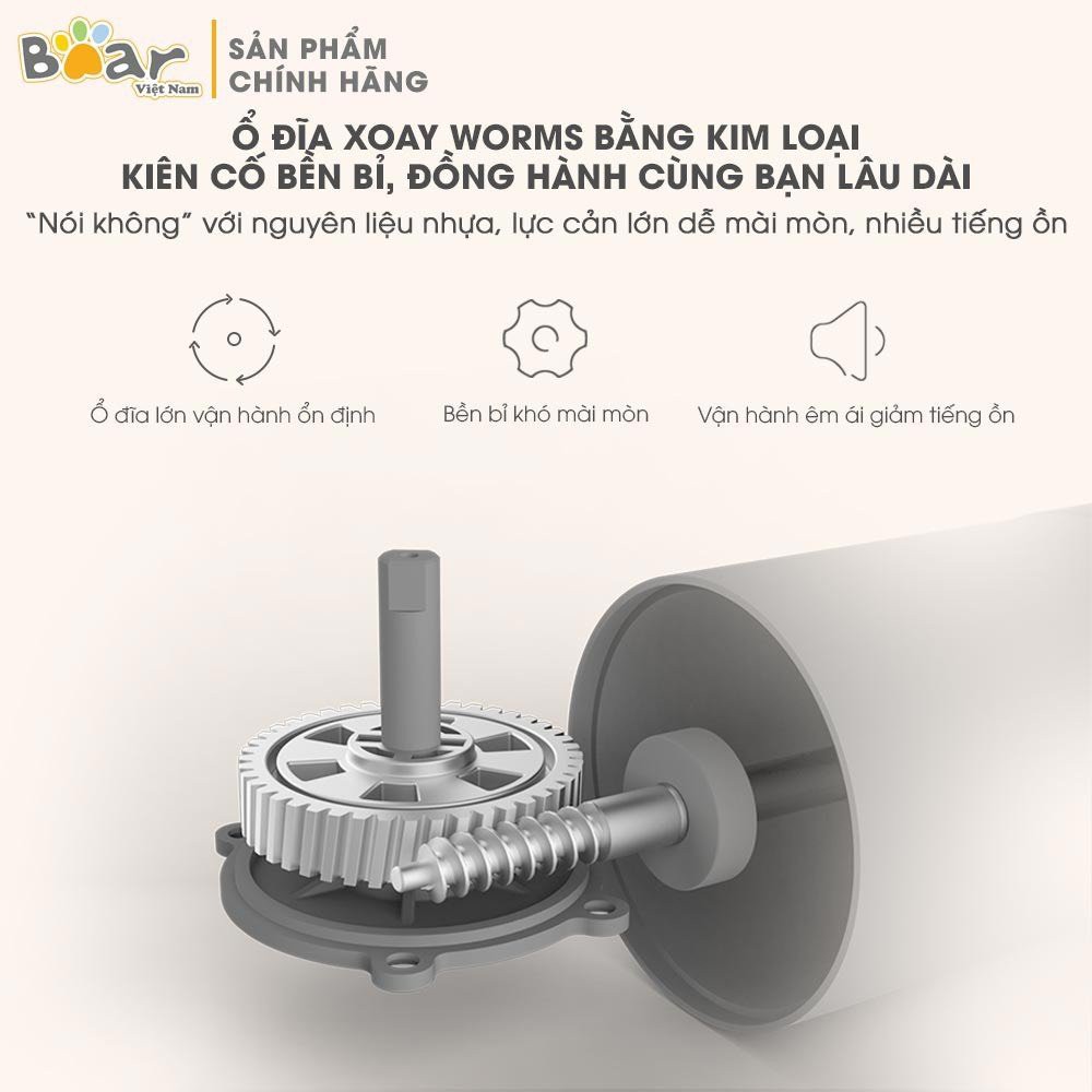 Máy Trộn Bột Nhào Bột Đa Năng Bear HMJ-A50B1 Nhồi bột tự động dung tích 3.5L, 5L Bảo hành chính hãng