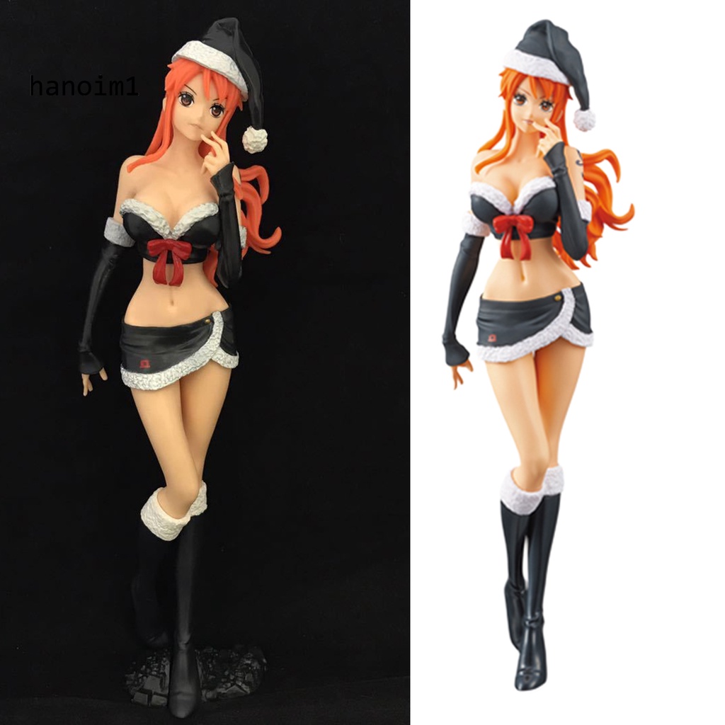 Mô Hình Nhân Vật Nami Trong Anime Tư Thế Ngồi Gợi Cảm Trang Trí Giáng Sinh