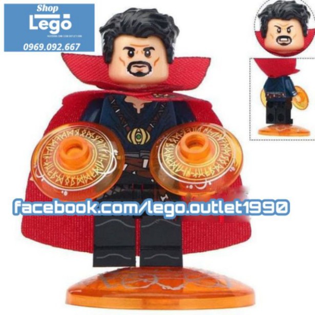 Xếp hình Avengers : Endgame Proxima Midnight Obadiah Nick Fury Dr Strange Iron Man Hawkeye Lego Minifigures Xinh X0215