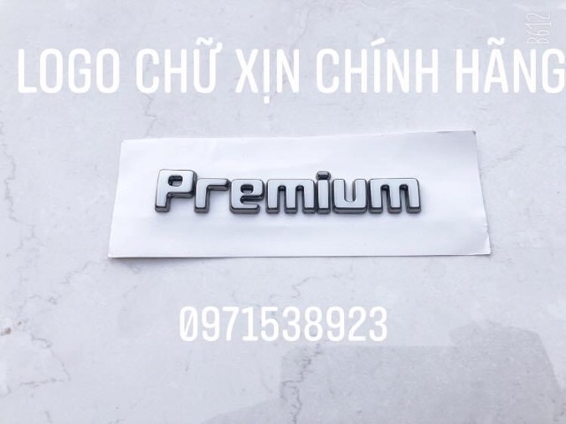 Tem chữ dán PREMIUM LUXURY DELUXE SI 2.0 xịn chính hãng