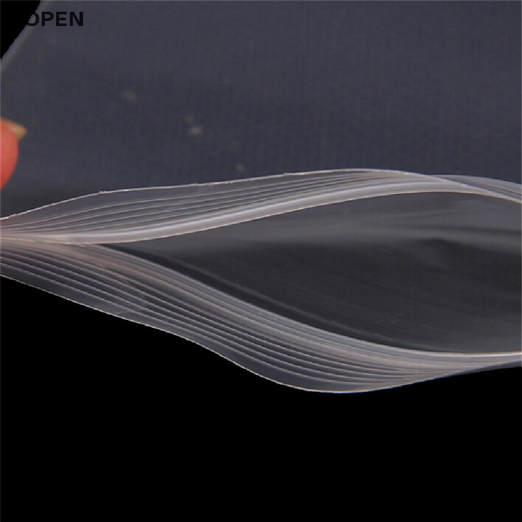 Op 100 Chiếc Túi Zip Nhựa Dày 0.12mm Tự Đóng Gói Có Thể Tái Sử Dụng my