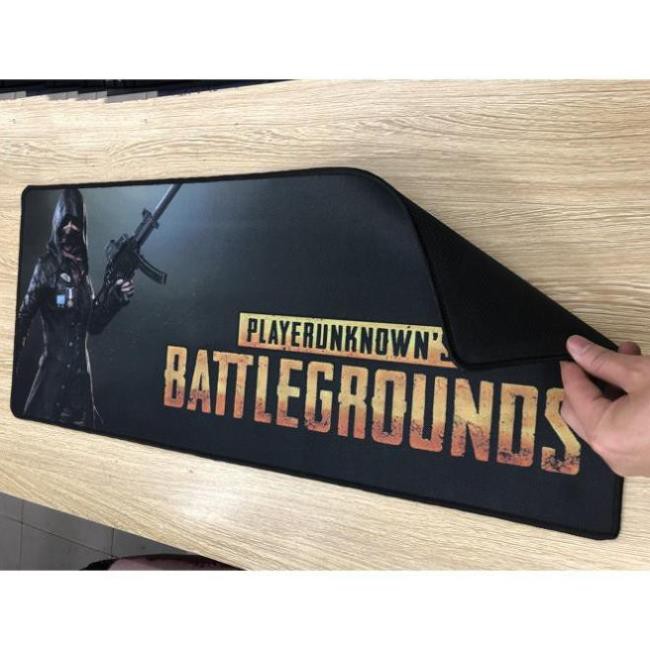 Bàn di chuột game PUBG 30*70*3ly | lót chuột game giá rẻ + Tặng bộ nước lau 4 món. BDDL1