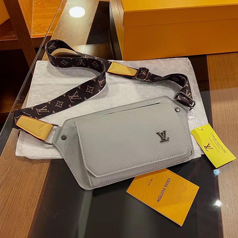 Túi Da Đeo Chéo Ngực Thiết Kế Mới Trẻ Trung Cho Nam