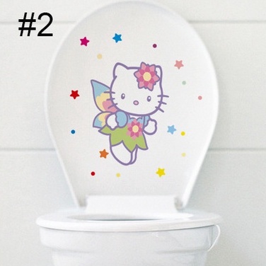 Sticker Dán Nắp Bồn Cầu Chống Nước itty