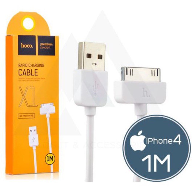 [Bảo Hành 1 Năm] Cáp sạc Hoco X1 dành cho iphone 4 