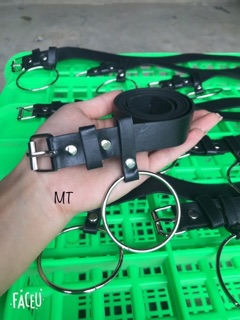 Thắt lưng khuyên da nữ cá tính