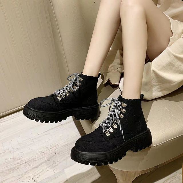 Order - boots cao cổ vải dù nằm trong bộ sưu tập những item bán chạy nhất bên Trung, hàng quảng châu loại đẹp