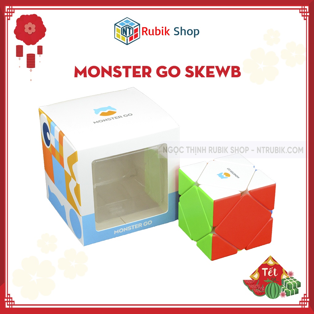 Siêu hót Gan Monster Go Rubik Biến thể 6 mặt GAN monster go Skewb thumbnail