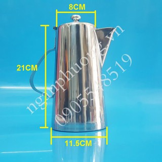 Ca inox có nắp đậy 1.8l