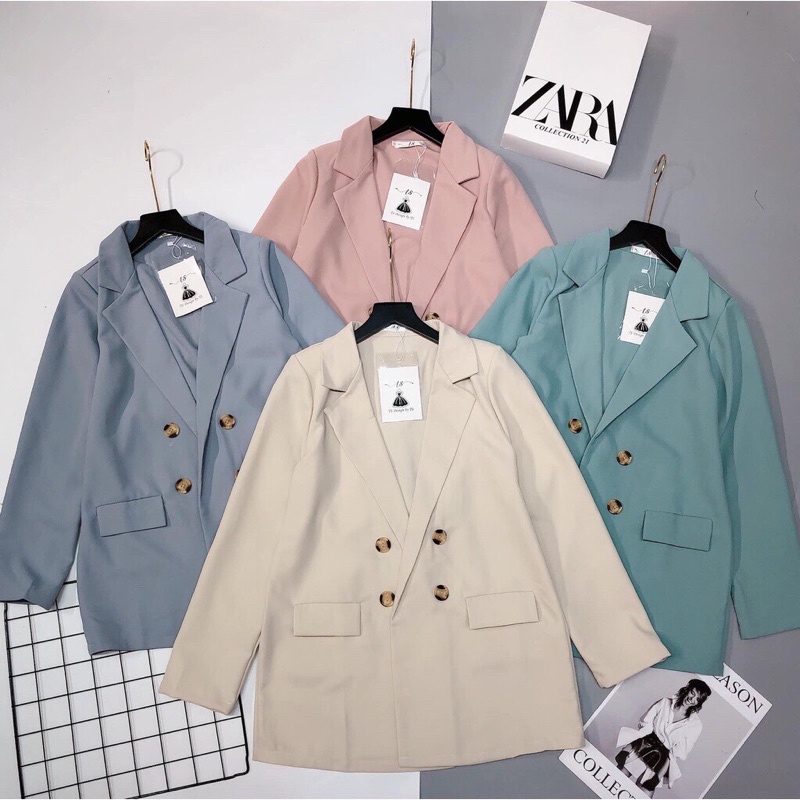 Áo Blazer nữ phong cách hàn quốc - Áo khoác vest ulzzang