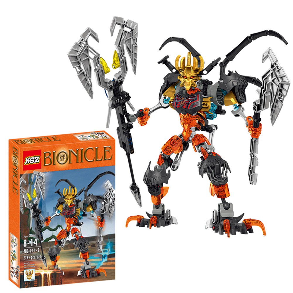 Mô hình lắp ráp Bionicle KSZ Skeleton King 711-2 (phiên bản kết hợp)