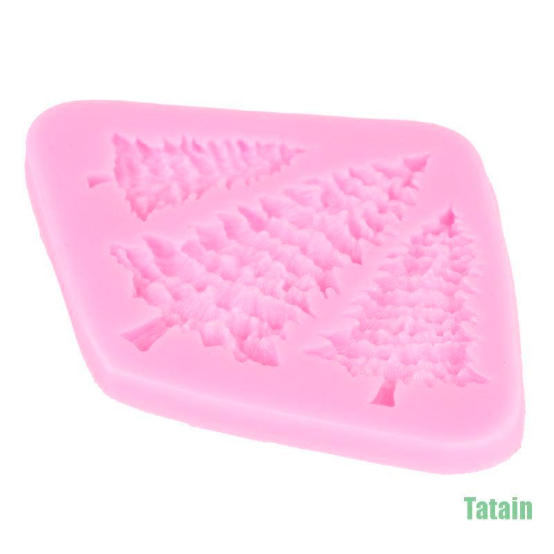 1 khuôn silicone làm bánh tạo hình cây thông giáng sinh