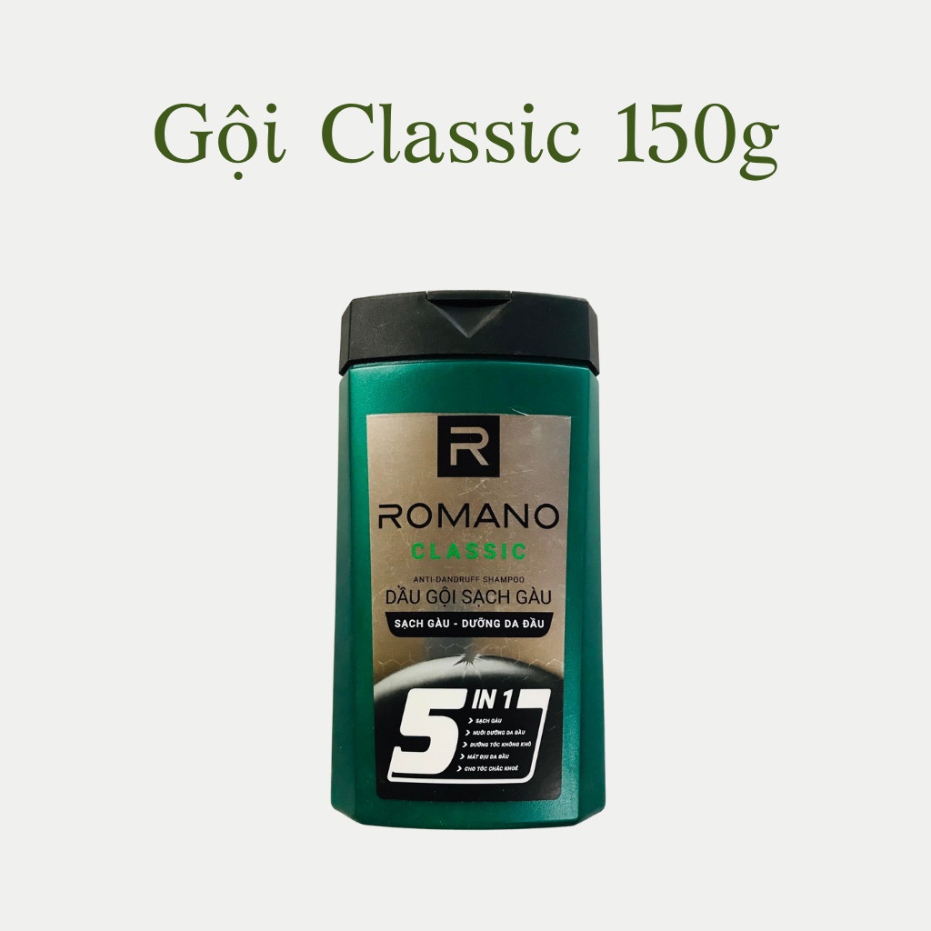 Dầu gội và sữa tắm Romano size du lịch