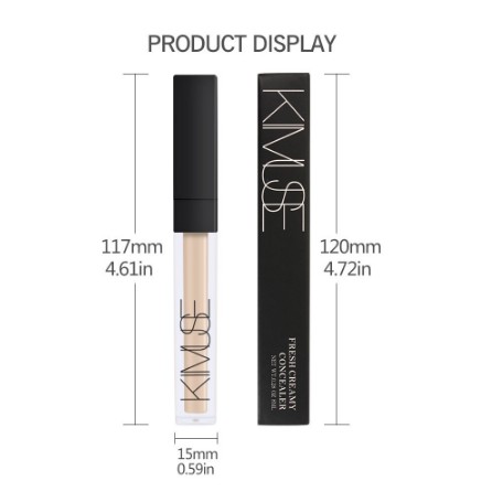 Kem che khuyết điểm KIMUSE lâu trôi chống thấm nước mang lại lớp trang điểm hoàn hảo 6ml - AU0101 | BigBuy360 - bigbuy360.vn