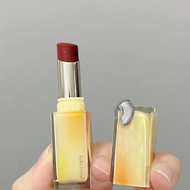 Son thỏi KEKE MOOD mềm môi căng mọng son dưỡng Mu Dong Crystal Shou Lip Stick kekemood KEKE02