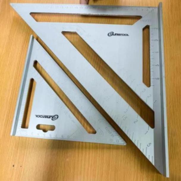 Thước Mòi Nhôm Vintool - Thước Eke Làm Mộc - Hàng Chuẩn