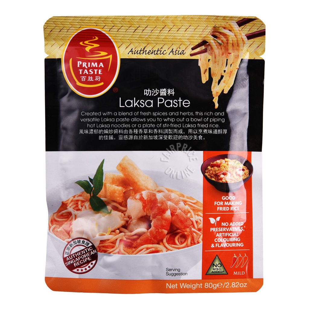 Gia Vị Laksa Singapore: PRIMA TASTE, YI JIa xiang, Dancing Chef, Happy belly..