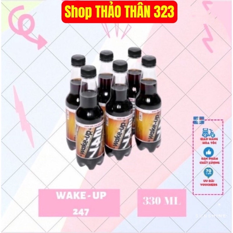 Lốc 6 Chai Pepsi, Coca-Cola, Sting, Cam Ép, Không Độ, 7Up, 0long, Warkup 247