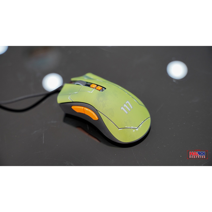 Chuột Razer DeathAdder V2 HALO Infinite (RZ01-03210300-R3M1) màu xanh độc đáo