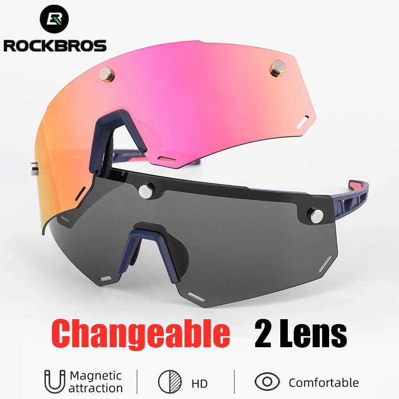 Kính Mát ROCKBROS Chống Tia UV 2 Trong 1 Cao Cấp Cho Nam Nữ