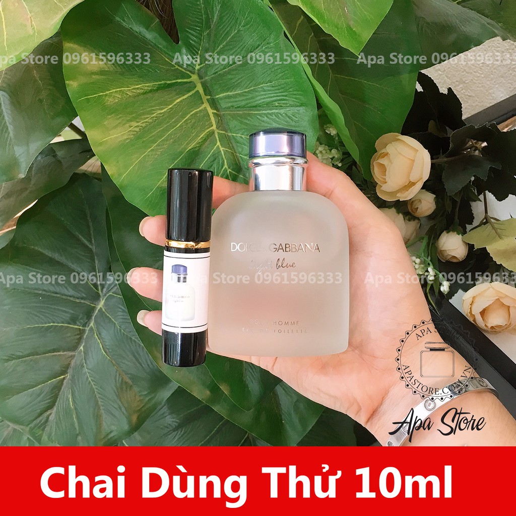 Nước Hoa Nam Dolce Gabbana Light Blue Eau Intense Pour Homme Chai 10ml | BigBuy360 - bigbuy360.vn