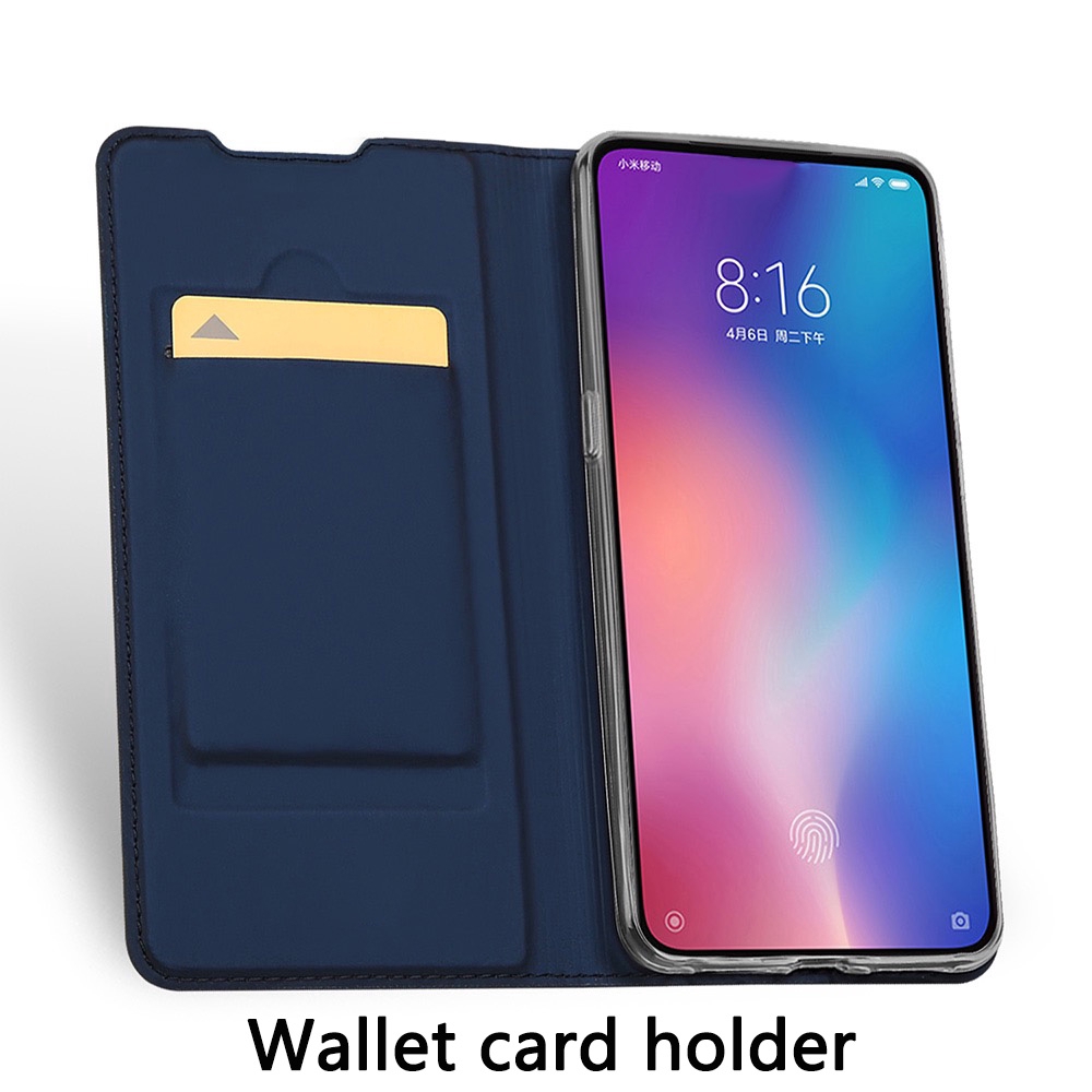 Leather Flip Cover for Samsung Galaxy A70 Case Smart Auto Sleep Casing Wallet Card Holder Case